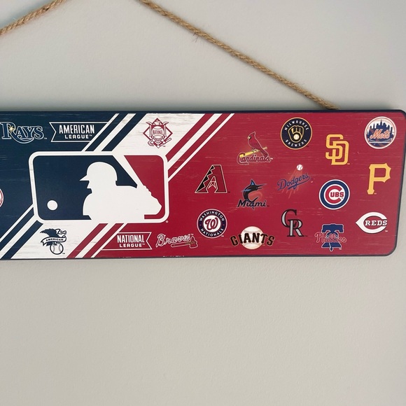 New!  MLB Wooden Wall Decor - Picture 3 of 5